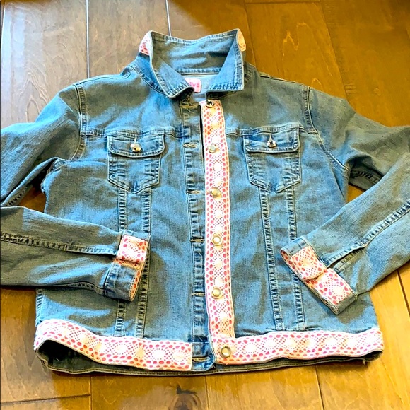 Molly B Ribbon Detailed Jean Jacket - Picture 1 of 4